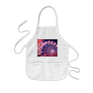 Pink Ferris wheel Kids Apron