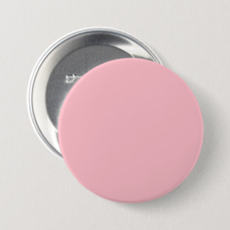 Pink FFC0CB Colour - Option to Add Name 7.5 Cm Round Badge