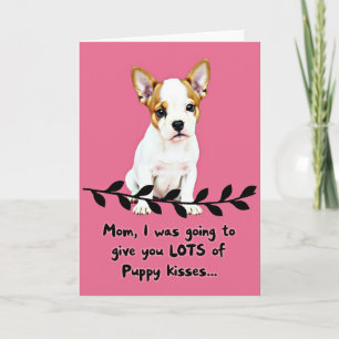 Pink Field Pup Card