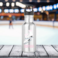 Pink Figure Skates Personalised Girls