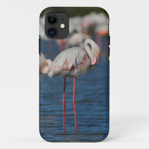 Pink flaming iphone 11 case
