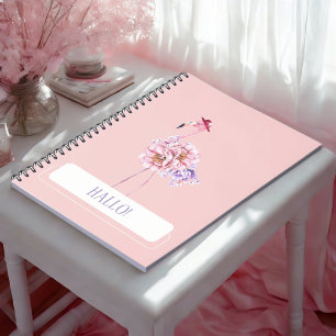 Pink Flamingo - A Touch of Tropical Elegance Notebook