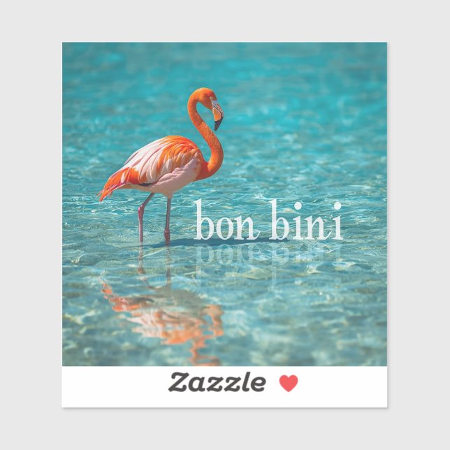 Pink flamingo abc islands (Sheet)