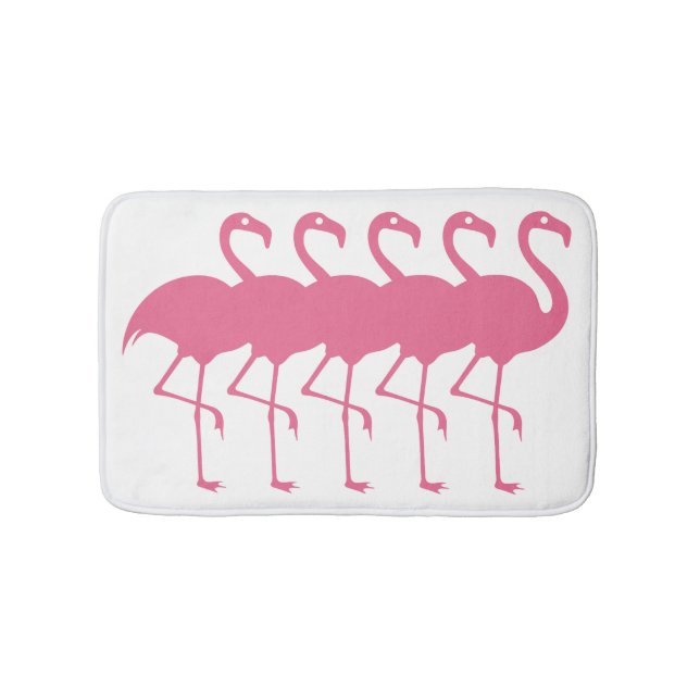 Pink Flamingo Bath Mats (Front)