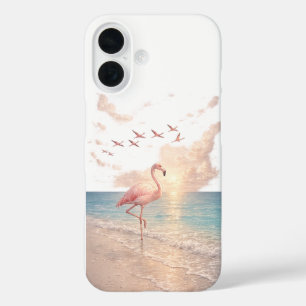 Pink Flamingo Beach Phone Case – Tropical Summer V