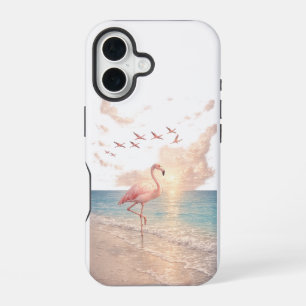 Pink Flamingo Beach Phone Case – Tropical Summer V