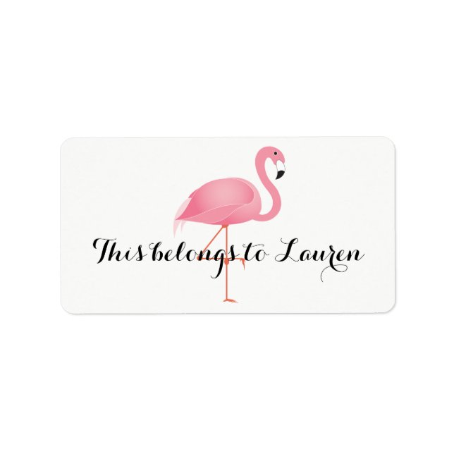 Pink Flamingo belongs to Label (Front)
