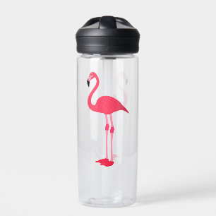 Pink Flamingo Bird-64305 Water Bottle