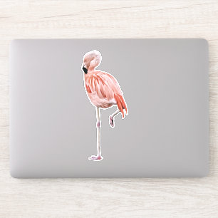 Pink Flamingo Bird Big Sticker
