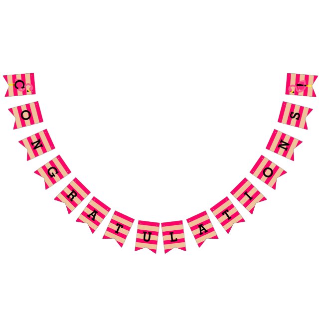Pink Flamingo Bunting Banner (All)