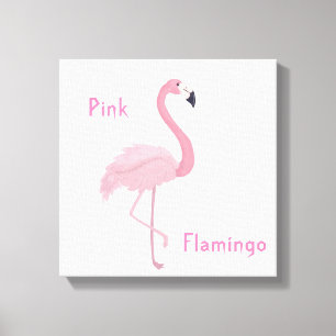 Pink Flamingo Canvas Print