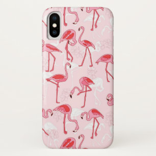 Pink flamingo iPhone x case