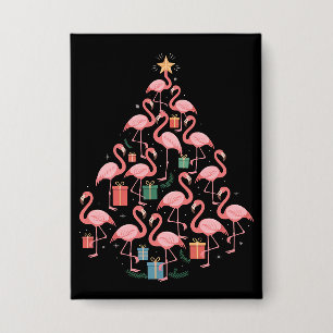 Pink Flamingo Christmas Tree Flamingos Holiday