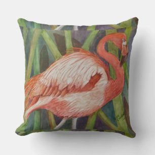 PINK FLAMINGO CUSHION