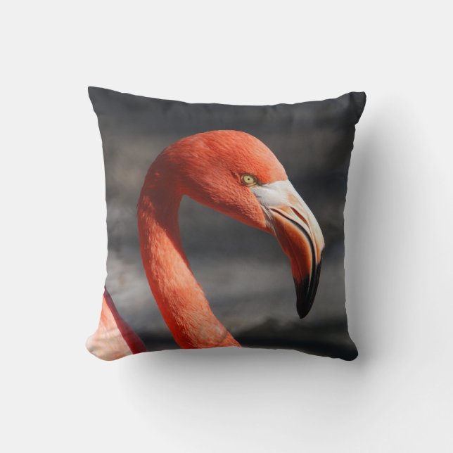 Pink Flamingo Cushion (Front)