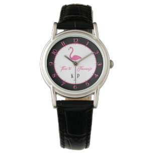 Pink Flamingo Custom Classic Watch