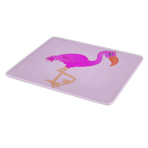 Pink Flamingo Cutting Board - Customisable