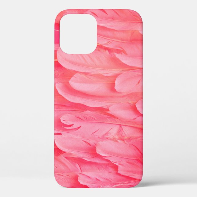 Pink Flamingo Feathersflamingo,feather,pink,textur Case-Mate iPhone Case (Back)