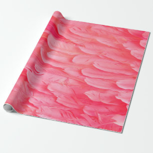 Pink Flamingo Feathersflamingo,feather,pink,textur Wrapping Paper