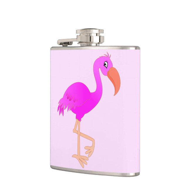 Pink Flamingo Flask (Left)