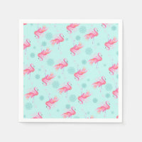 Pink Flamingo Florida Christmas Holiday