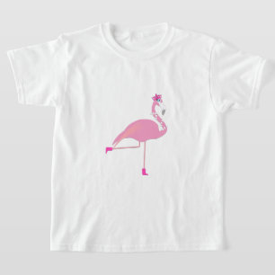 Pink Flamingo - Girls' Basic T-Shirt