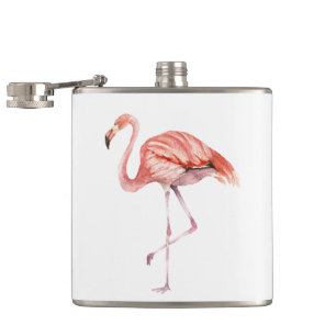 Pink Flamingo Hip Flask