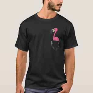 Pink Flamingo In The Pocket Flamingo In Pocket Fla T-Shirt