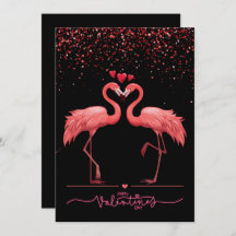 Pink Flamingo Love - Valentine Be