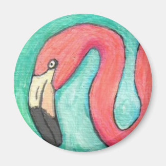 Pink Flamingo - magnet