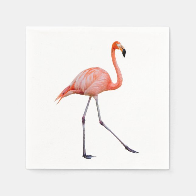 Pink Flamingo Napkin (Front)
