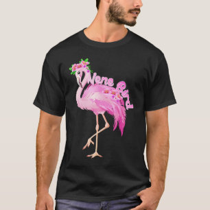 Pink Flamingo Nene Bird Christmas  Matching Family T-Shirt