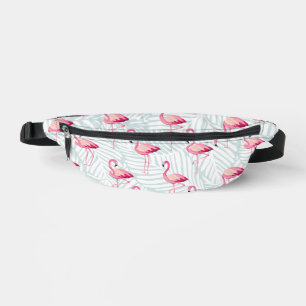 Pink Flamingo & Palm Leaves – Cute Bum Bags