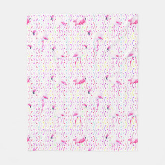 Pink Flamingo Pattern Blanket