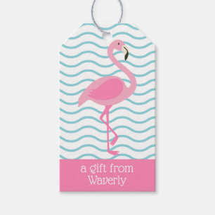 Pink Flamingo Personalised Gift Tags