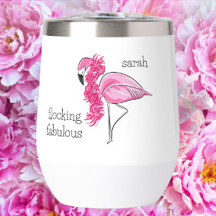 Pink Flamingo Pink Boa Flocking Fabulous Name