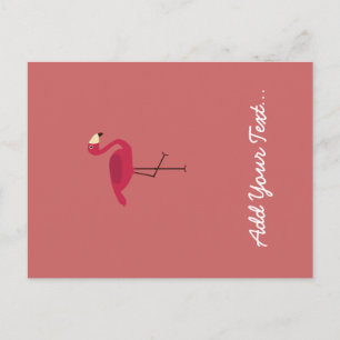 Pink Flamingo Postcard