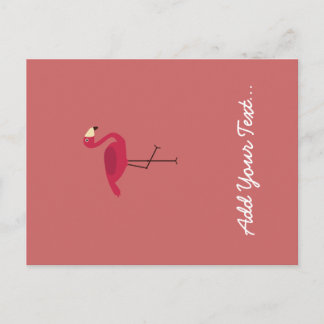 Pink Flamingo Postcard
