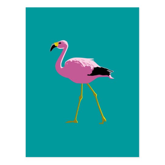 Pink Flamingo Postcard