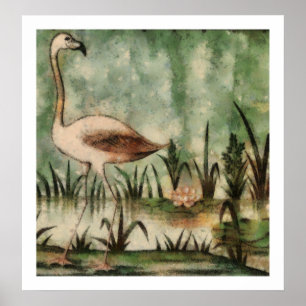 Pink Flamingo Poster