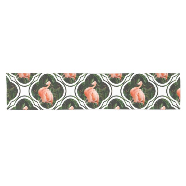Pink Flamingo Short Table Runner (Horizontal)