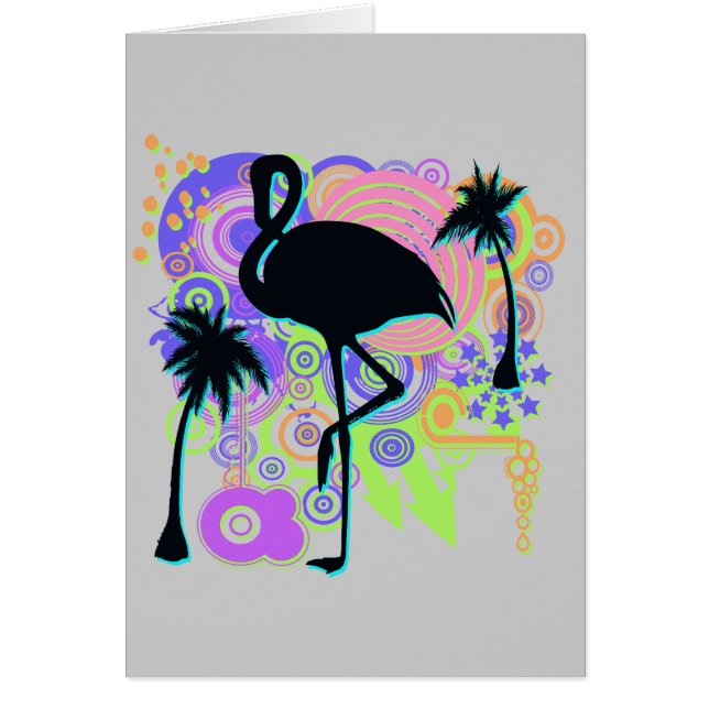 Pink Flamingo Silhouette (Front)