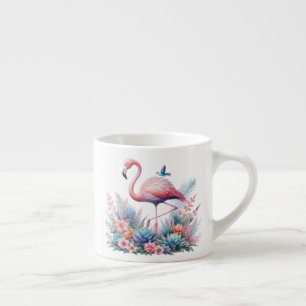 Pink Flamingo Sublimation Espresso Cup
