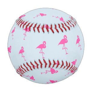 Pink Flamingo Summer Beach Print Pattern Baseball