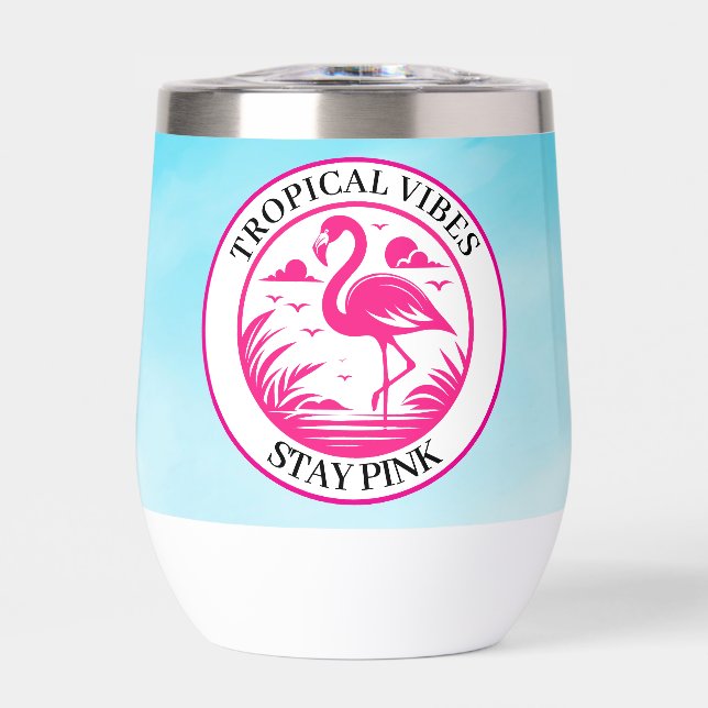 Pink Flamingo Summer Circle Design-68730 (Front)