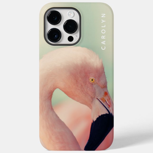 Pink Flamingo Summer Tropical Florida Case-Mate iPhone Case (Back)