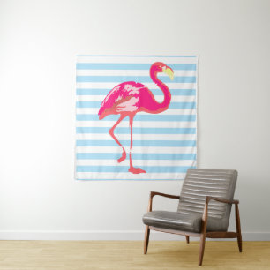 Pink Flamingo Tapestry