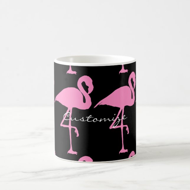 Pink Flamingo Thunder_Cove Coffee Mug (Center)