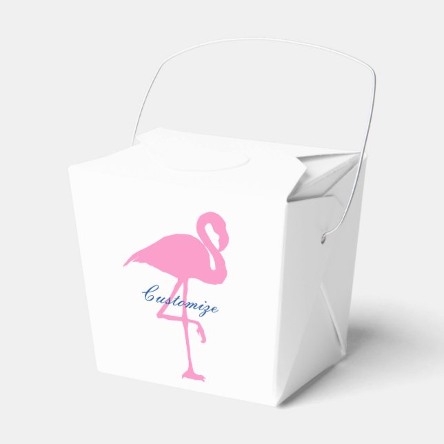 Pink Flamingo Thunder_Cove Favour Box (Front Side)