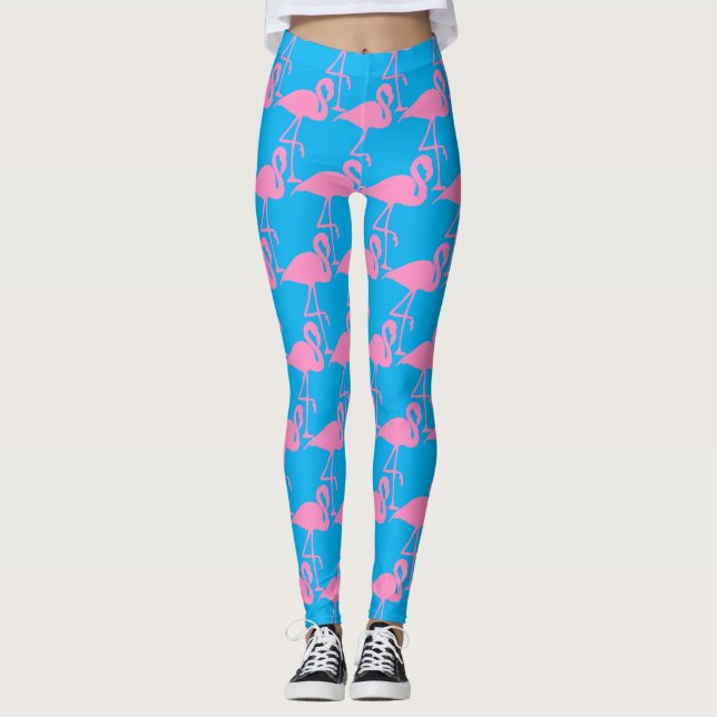 Pink Flamingo Thunder_Cove Leggings (Front)